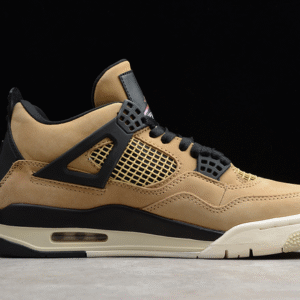ST AIR JORDAN 4 RETRO FOSSIL MUSHROM∕BLACK-FOSSIL-PALE IVORY