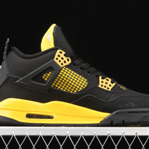 AIR JORDAN 4 RETRO THUNDER 2012 BLACK∕WHITE-TOUR YELLOW