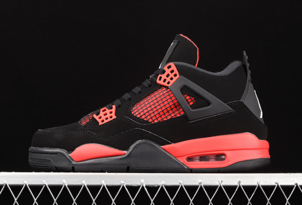 AIR JORDAN 4 RETRO RED THUNDER BLACK∕WHITE-RED - Image 9