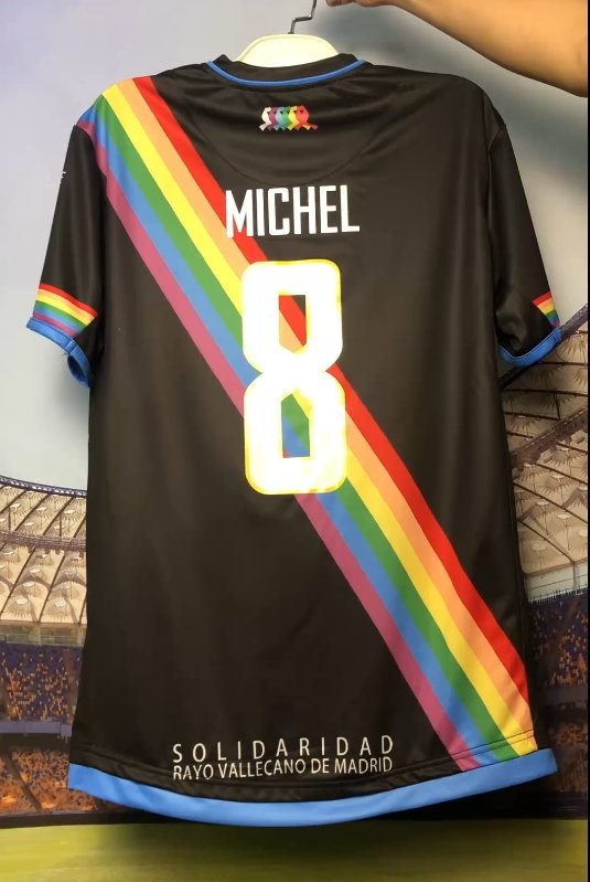 15/16 Vallecano Away Jersey Retro Version Commemorative version - Image 3