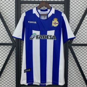 03/04 Deportivo de La Coruña Home Jersey Retro Version