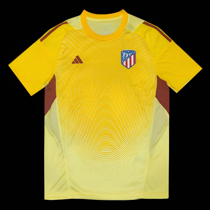 25/26 Atletico Madrid Yellow Goalkeeper Jersey Fan Version