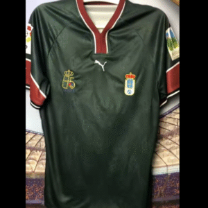 The improved version is dark green 01/02 Real Oviedo Away Jersey Retro Version，For pre-sale styles, please consult in advance