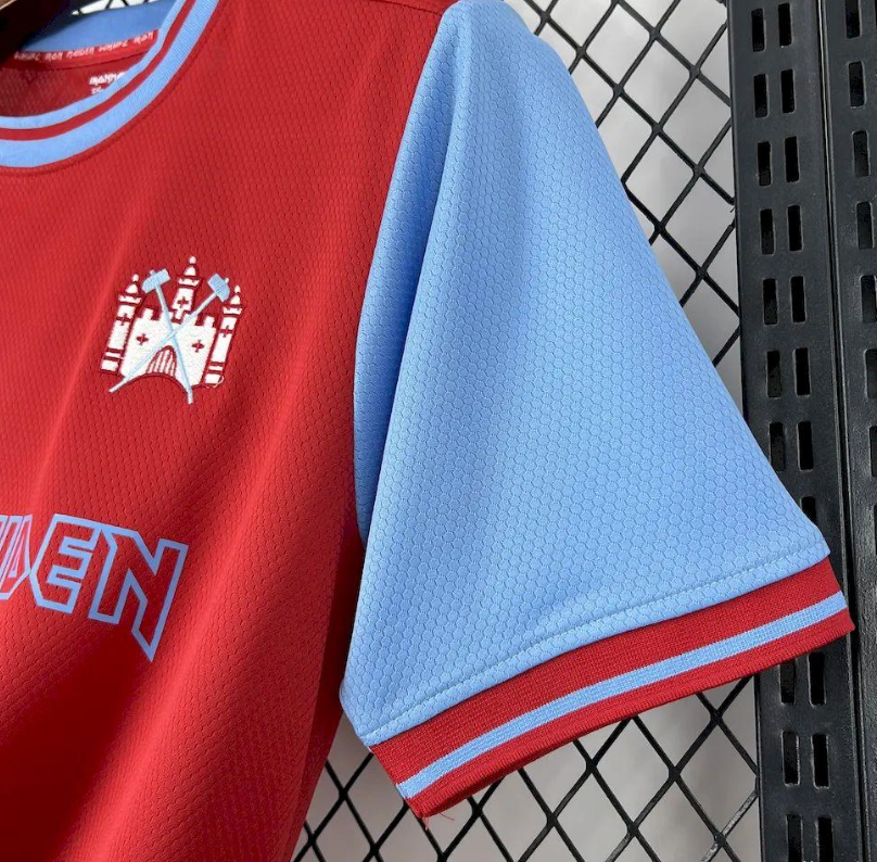 2025/26 Mens West Ham United X Iron Maiden 50th Anniversary Jersey - Image 5