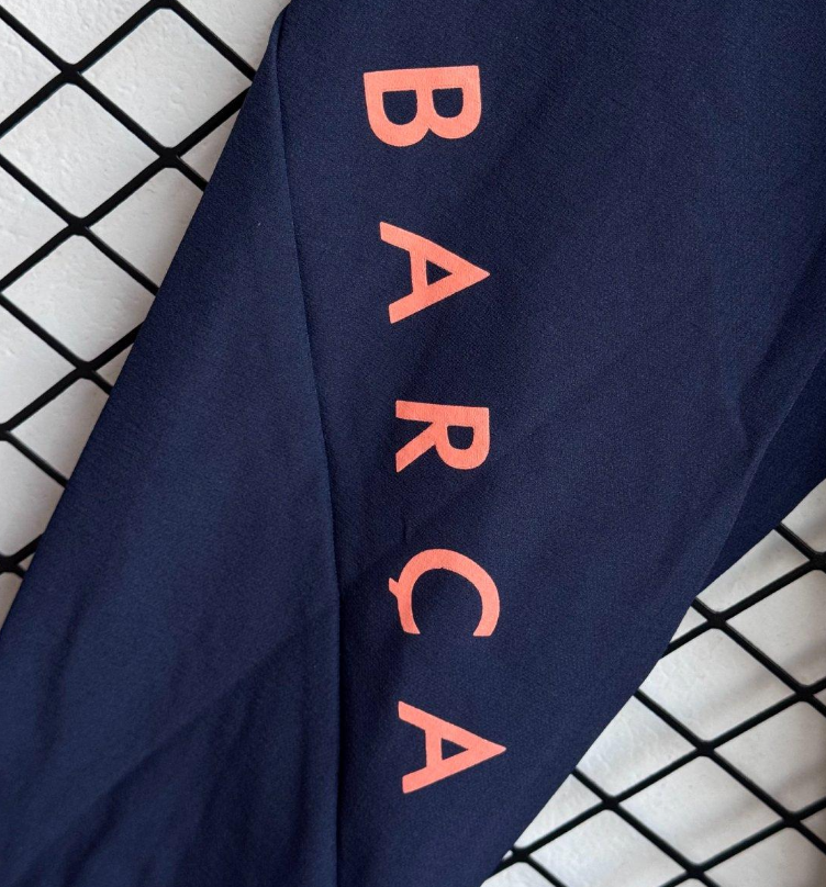 25/26 Barcelona Navy/Pink Full Zipper Windbreaker + Long Pants - Image 6