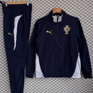 25/26 Portugal Navy Full Zipper Windbreaker + Long Pants