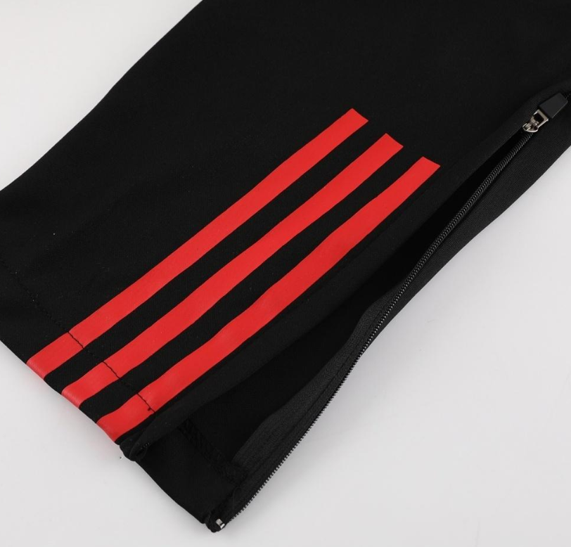 25/26 Manchester United Black Half Zipper Jacket+Long Pants - Image 3