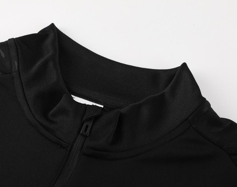 25/26 Manchester United Black Half Zipper Jacket+Long Pants - Image 9