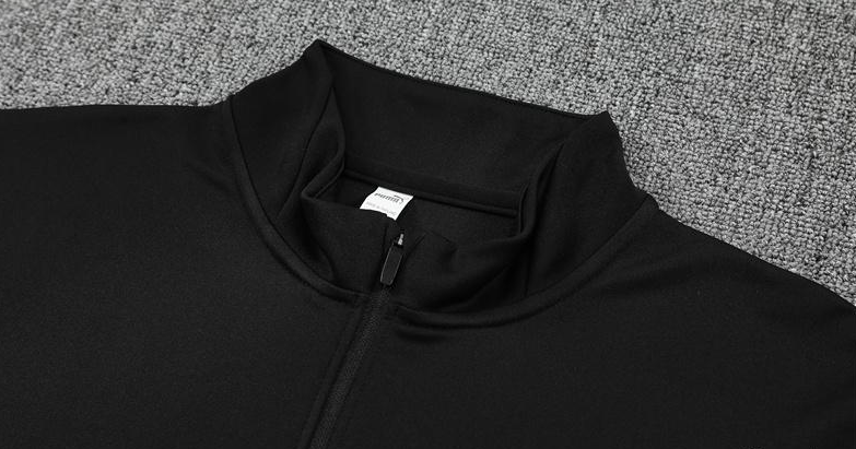 25/26 Manchester City Black Half Zipper Jacket+Long Pants - Image 4