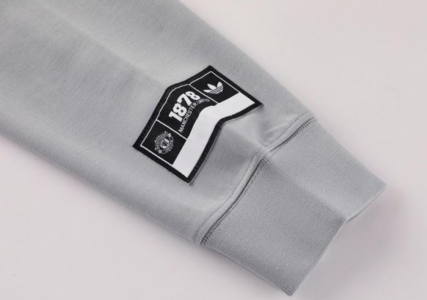 25/26 Manchester United Hooide Grey Full Zipper Jacket + Long Pants - Image 10