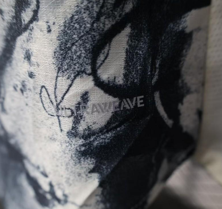 25/26 Player Version Manchester City White with Black Marble Abstract Art Pattern Jersey - Image 6