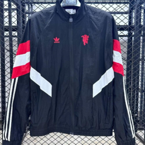 25/26 Manchester United Navy Full Zipper Windbreaker