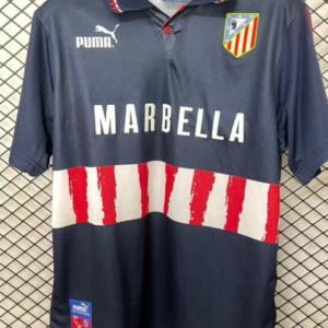 Retro 97/98 Atletico Madrid Away Navy Jersey