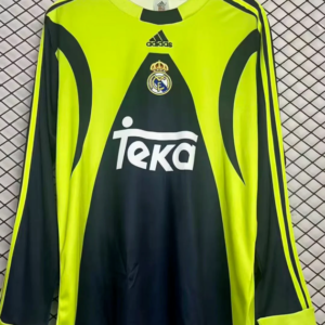 madrid 99-00 black green GK long sleeve