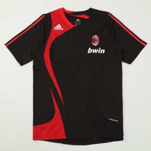 AC Milan 07-08 black training shirts