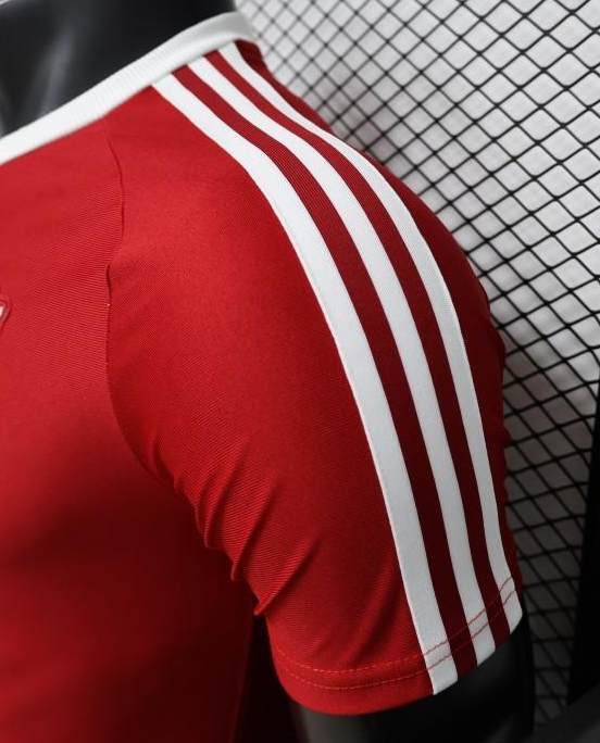 Player Version 26/27 Manchester United Red with White Three-Stripe Shoulders Jersey - Image 6