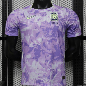 Player Version 2027 South Korea Away Purple Floral Jersey