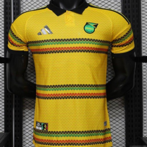 Player Version 2027 Jamaica Home Yellow with Reggae Stripe Jersey