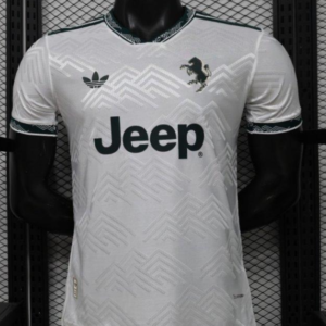 Player Version 26/27 Juventus White with Dark Green Special Edition Jersey