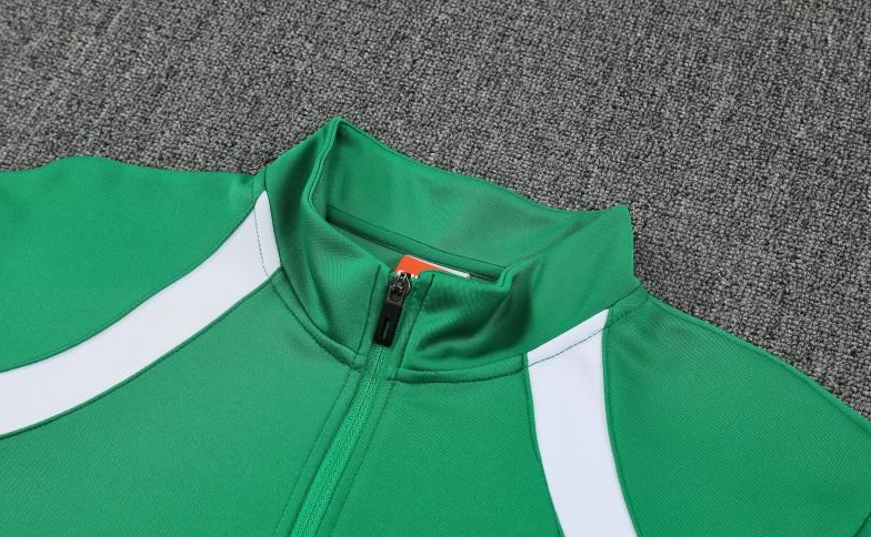 26/27 Senegal Green & White Full Zipper Jacket Tracksuit + Long Pants - Image 4