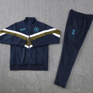 26/27 Napoli Navy Blue Full Zipper Jacket Tracksuit + Long Pants
