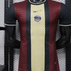 Player Version 26/27 PSG Paris Saint-Germain Black Burgundy Gold Special Edition Jersey