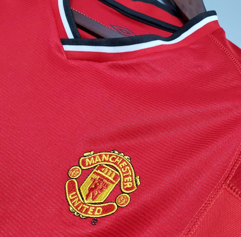Retro 00/01 Manchester United home Soccer Jersey - Image 8