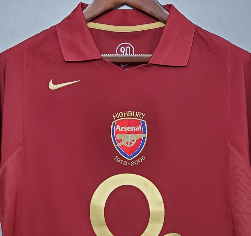 Retro 05/06 Arsenal home Soccer Jersey - Image 6