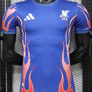 Player Version 2026 Japan Blue with Red Flame Graphic Home Special Edition Jersey