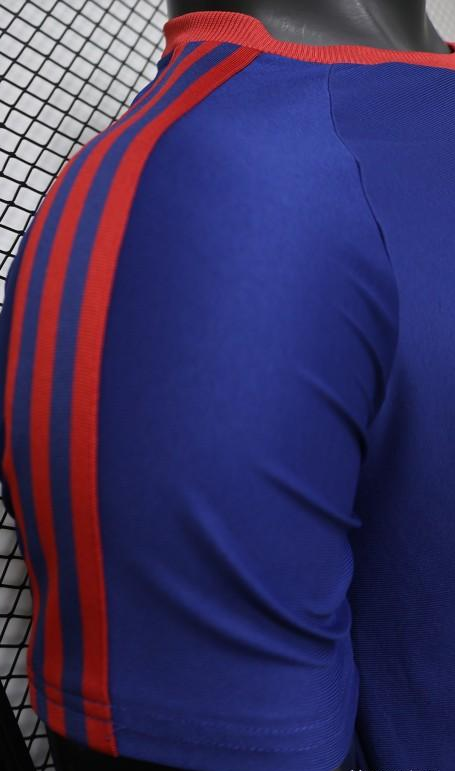 Player Version 26/27 Newcastle United Blue 1990 Vintage Remake Short Sleeve Away Jersey - Image 4