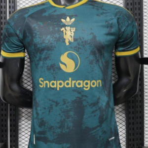 Player Version 26/27 Manchester United Teal & Gold Third Special Edition Jersey