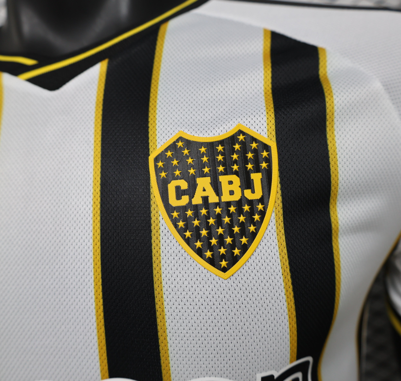Player Version 26/27 Boca Juniors Away White & Black Vertical Stripes Special Edition Jersey - Image 5