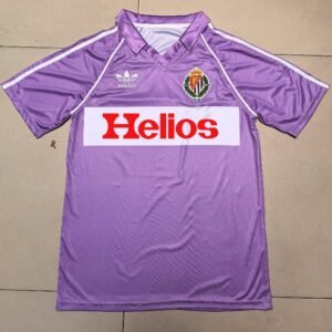 1984 Real Valladolid Home Jersey Retro Version