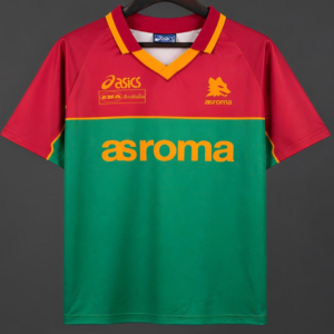 Retro 95/96 Roma Pre-Match Red/Green Jersey
