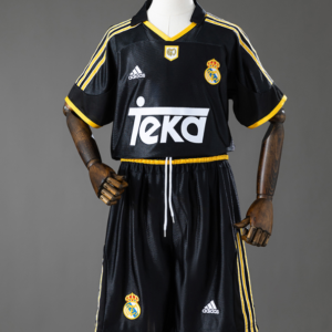 Real Madrid 99/01 Away Retro Kids Kit Jersey