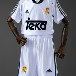 Real Madrid 98/00 Home Retro Kids Kit Jersey