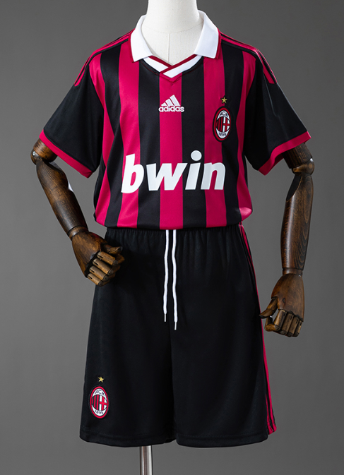 AC Milan 09/10 Home Retro Kids Kit Jersey