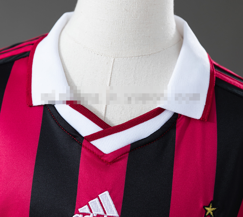 AC Milan 09/10 Home Retro Kids Kit Jersey - Image 11
