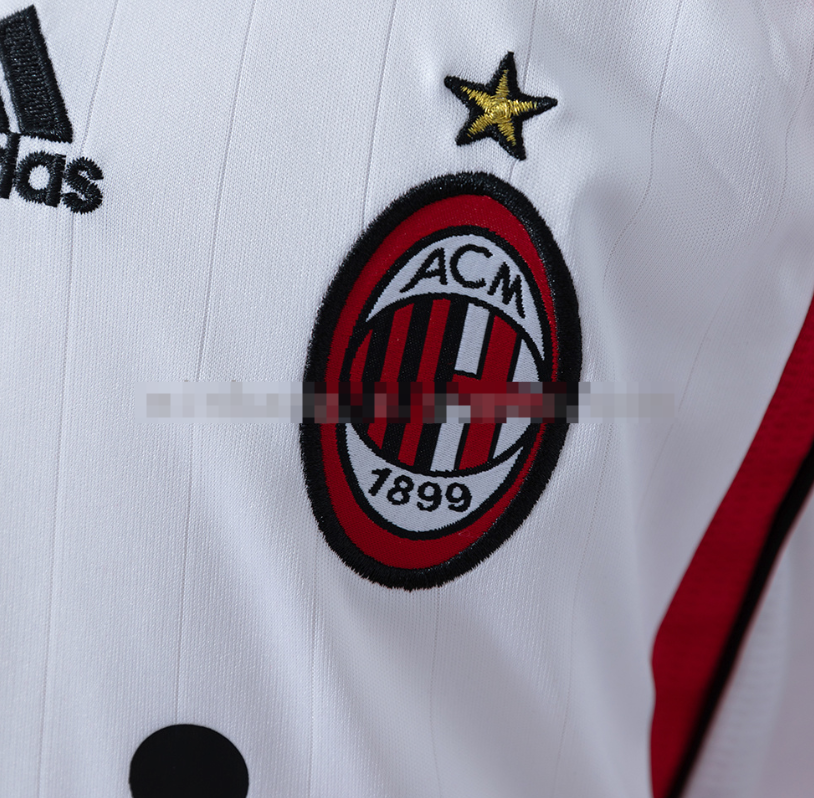 AC Milan 06/07 Away Retro Kids Kit Jersey - Image 9