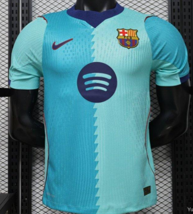 Player Version 26/27 FC Barcelona Teal & Aqua BlueThird Jersey