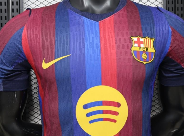 Player Version 26/27 FC Barcelona Deep Blue & Red Stripe Home Jersey - Image 4