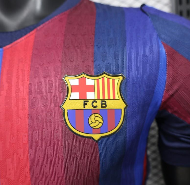 Player Version 26/27 FC Barcelona Deep Blue & Red Stripe Home Jersey - Image 6
