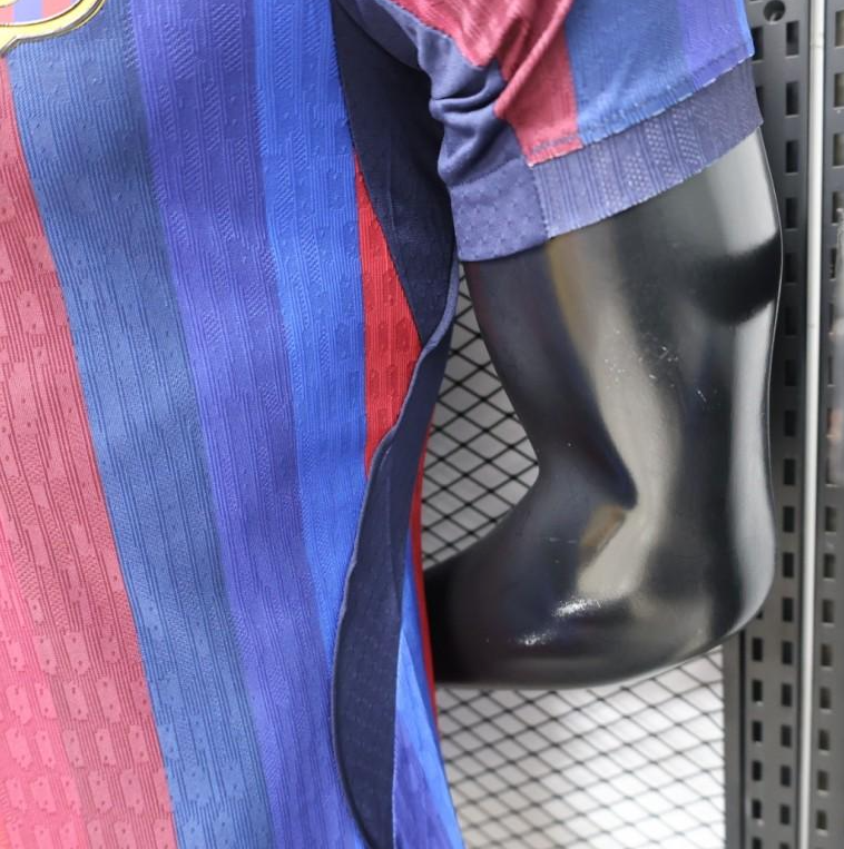 Player Version 26/27 FC Barcelona Deep Blue & Red Stripe Home Jersey - Image 11