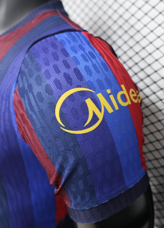 Player Version 26/27 FC Barcelona Deep Blue & Red Stripe Home Jersey - Image 13