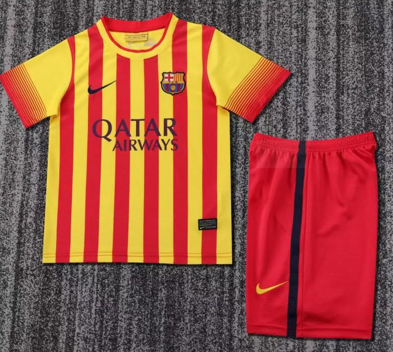 Retro Kids 13/14 FC Barcelona Away Jersey