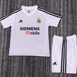 Retro Kids 04/05 Real Madrid Home Jersey