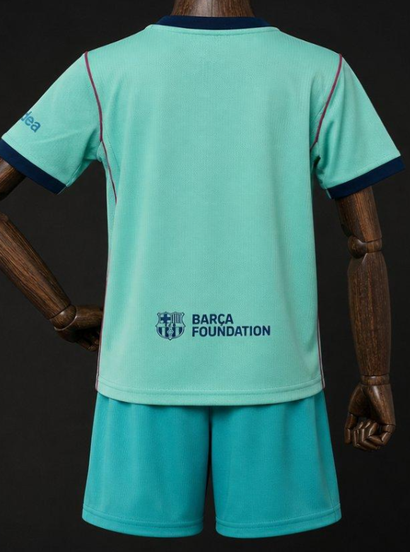 26/27 Kids FC Barcelona BlueThird Jersey - Image 3