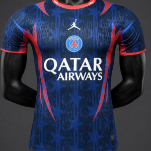 Player Version 26/27 PSG x Jordan Special Navy Blue/Red Jersey
