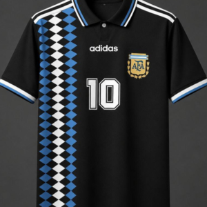 Retro1994 Argentina Away Black Jersey