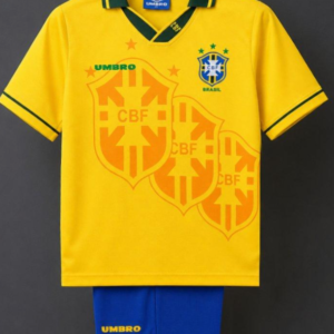 Retro Kids 1994 Brazil Home Jersey